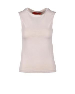 Wild Cashmere Cashmere-Blend Fitted Tank Top - Pink