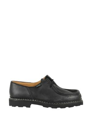 Paraboot Michael Marche Ii Leather Derby Shoes - Black