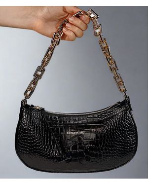 Berge' Terra Zip Top Handbag - Gray