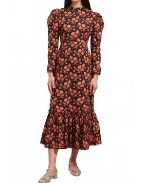 Pink City Prints Petworth Dress - Red