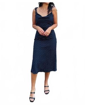 Thml Slip Midi Dress - Blue