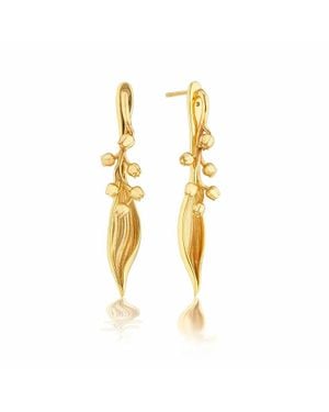Capucine de Wulf Meadow Lov Convertible Earrings - Metallic