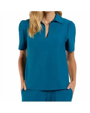 Jude Connally Imogene Short Sleeve Top - Blue