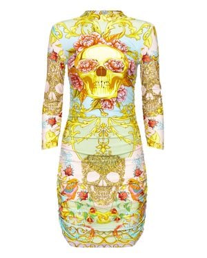 Philipp Plein Mini Dress - Metallic