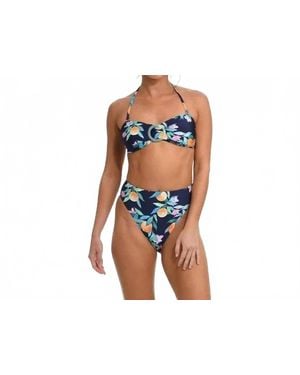 Sunshine 79 Floral Bikini Set - Black