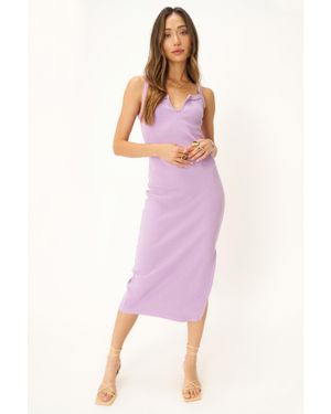 Project Social T Firecracker Notch Front Tank Dress - Pink