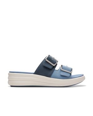 Clarks Drift Buckle - Blue