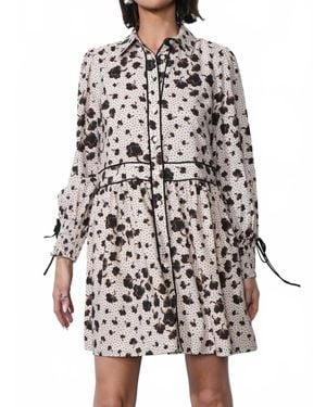 Greylin Elsa Button Down Dress - White