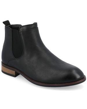 Vance Co. Apos;S Landon Medium And Wide Width Chelsea Dress Boot - Black