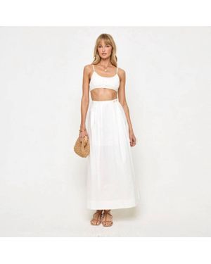 LSPACE Keeper Maxi Skirt - White