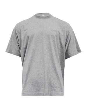 Vetements Limited Edition Embroidered T-Shirt - Gray