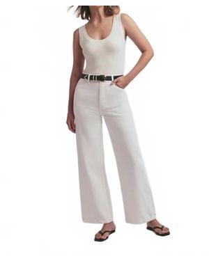 FAVORITE DAUGHTER The Ribbed Tank Top - White