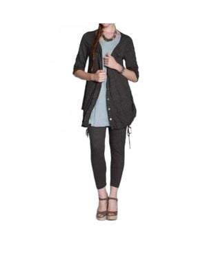 Chalet Et Ceci Eve Crinkle Top - Black