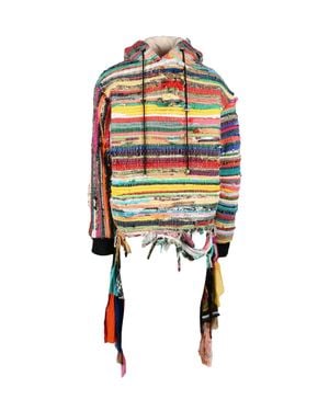 SARL MURMAID Oversize Patchwork Sweatshirt - Gray