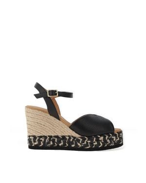 ATELIER Nina Wedge Espadrille Sandals - White