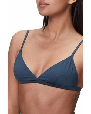 Asceno The Genoa Bikini Top - Blue