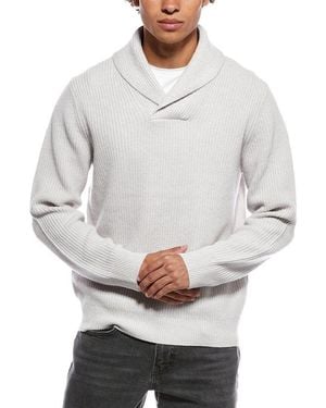 Vince Shaker Wool & Cashmere-Blend Sweater - Gray