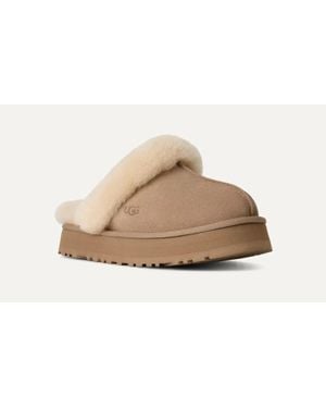 UGG Disquette 1122550-San Slippers Sand Suede Slip On Casual Shoes Gug301 - Black