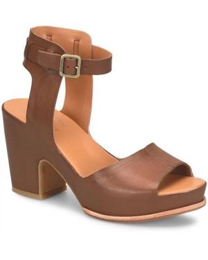 Kork-Ease Stasia Heel Sandal - Brown