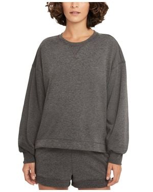 Nike Activewear Yoga French Terry Sweatshirt - Gray