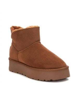 Xti Suede Winter Boots - Brown