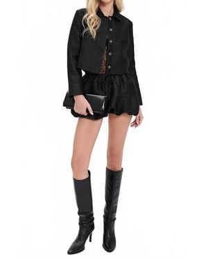 Amanda Uprichard Ryland Skort - Black