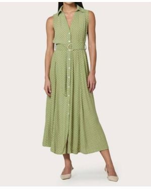 LUSANA Mia Dress - Green