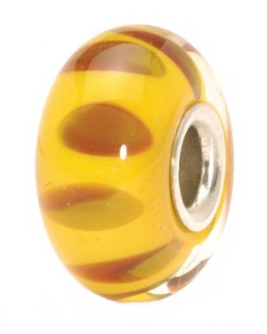 Trollbeads Honey Dew Bead Charm - Yellow