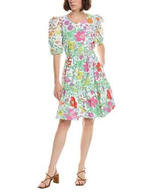 Gretchen Scott Frolic Birds & Bees Dress - White