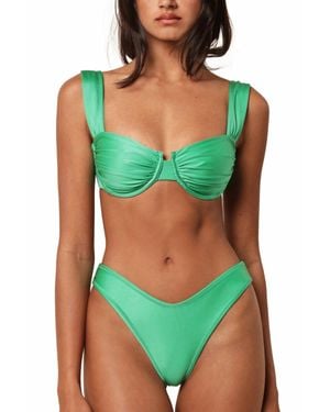 Mara Hoffman Bella Bikini Top - Green