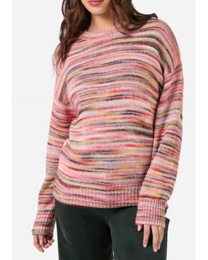 Never Fully Dressed Stripe Sweater - Pink