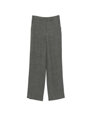 Emporio Armani Wide-Leg Pants - Gray