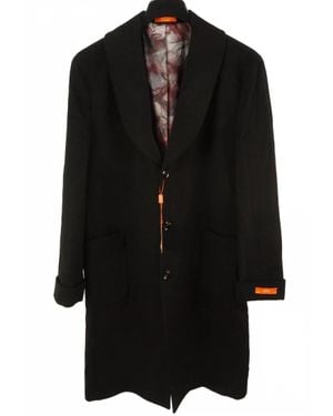 Tallia Vannes Wool Overcoat - Black
