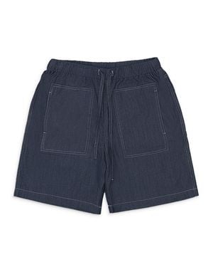 CALLIPYGIAN Denim Shorts - Blue