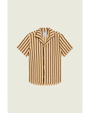 Oas Cuba Waffle Shirt - Metallic