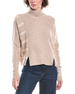 Splendid Bette Turtleneck Sweater - Blue
