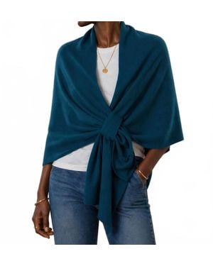 J'Envie/Eli Rachel Knit Wrap - Blue