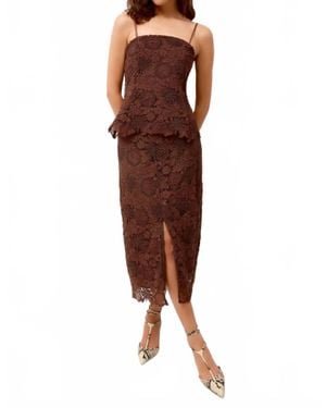 Marie Oliver Meara Skirt - Brown