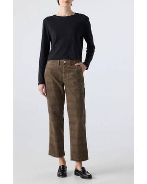 AMO Lillian Printed Trouser - Blue