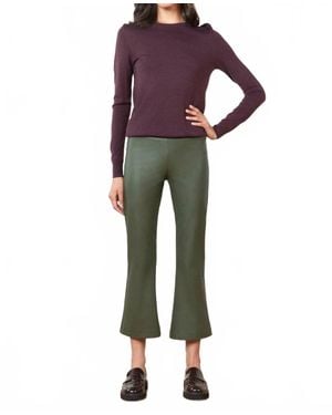Avenue Montaigne Leo Pleather Pant - Red