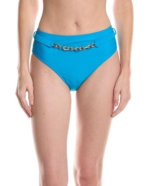 summersalt The Belted Chain High Leg High Rise Bottom - Blue