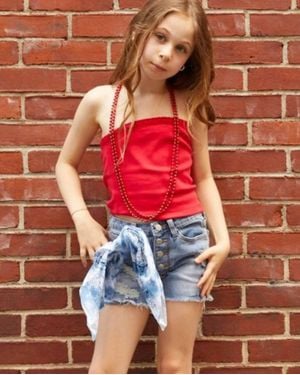 Theme Alexa Tube Top - Red