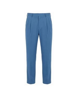 Malo Blue Cotton Men's Pants