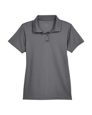 Harriton Polyester Jersey Polo - Gray