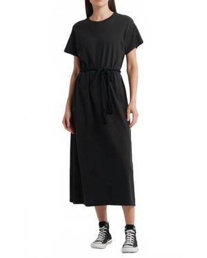 The Great The Square Tee Dress - Black