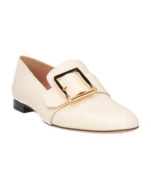 Bally Janelle Calf Leather Loafers - White