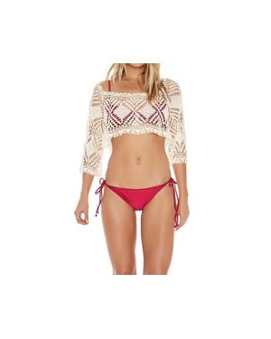 LSPACE Cody Sweater Cover Up - Red