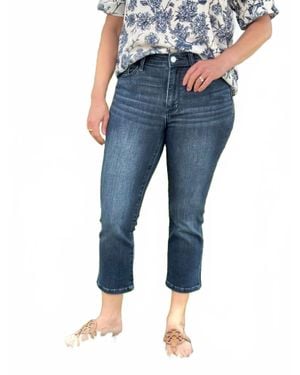 Judy Blue Beachside Bliss Capris Pants - Blue