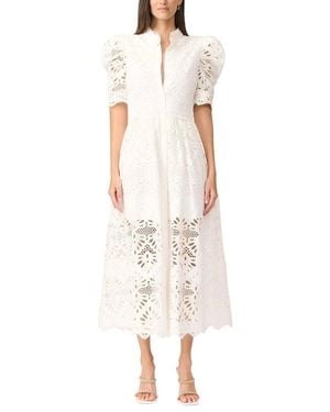Emma way Midi Dress - White