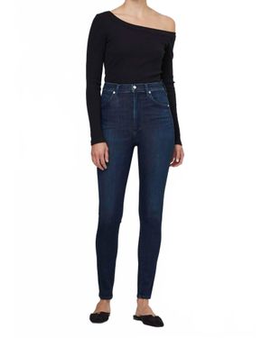 Citizens of Humanity Chrissy Long High Rise Skinny Jean - Blue